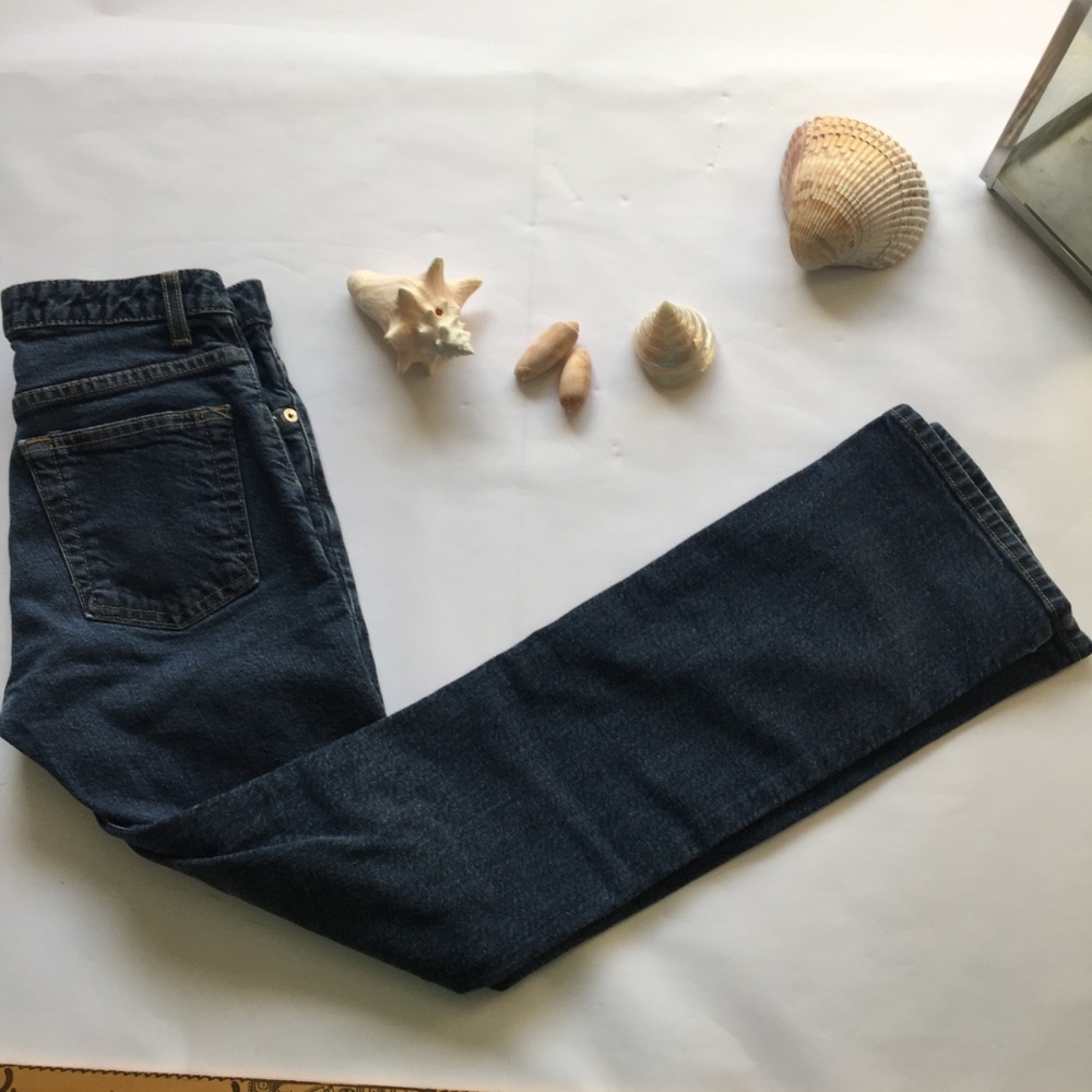 Gap Boot Cut Stretch Jeans Size 1 Classic Style Blue Pockets Mid Rise - Picture 2 of 8